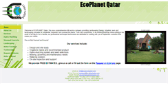 Desktop Screenshot of ecoplanetqatar.com